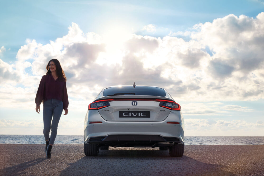 honda civic achterkant recht