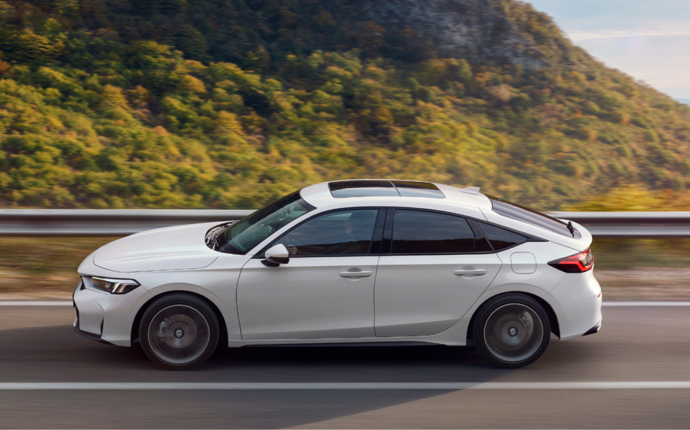 honda civic zijaanzicht